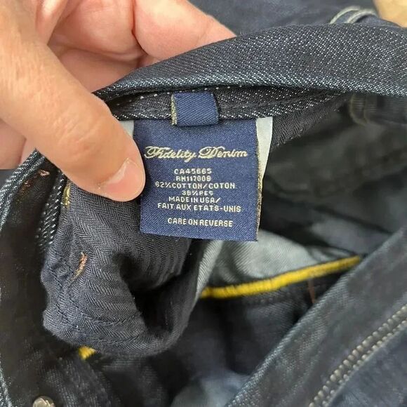 Fidelity Slim Jim Sabbath Rinse Denim Jeans - Picture 5 of 14